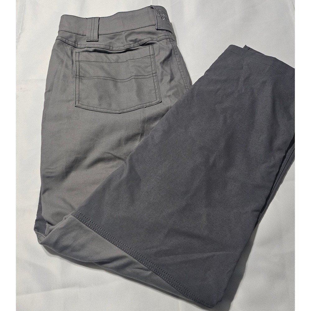 Scheels Outfitters Hiking Work Brush Pants Straight Leg Two Tone Gray Mens 40x32